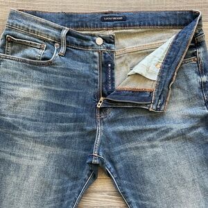33x32 Lucky Brand 412 Athletic Slim Jeans Men's Blue Stretch 7M13402